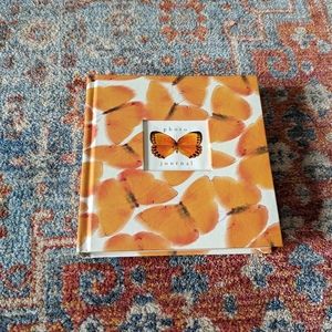 90s/Y2K Photo Journal Album Butterfly Pattern Cover Orange 32 Slots/Pages